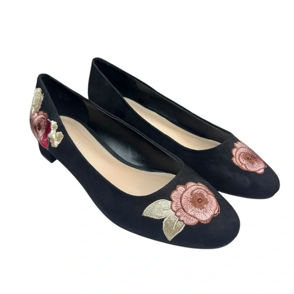 New Kelly & Katie Elerana Embroidered Floral Flats Size 10- read description! - Picture 2 of 7